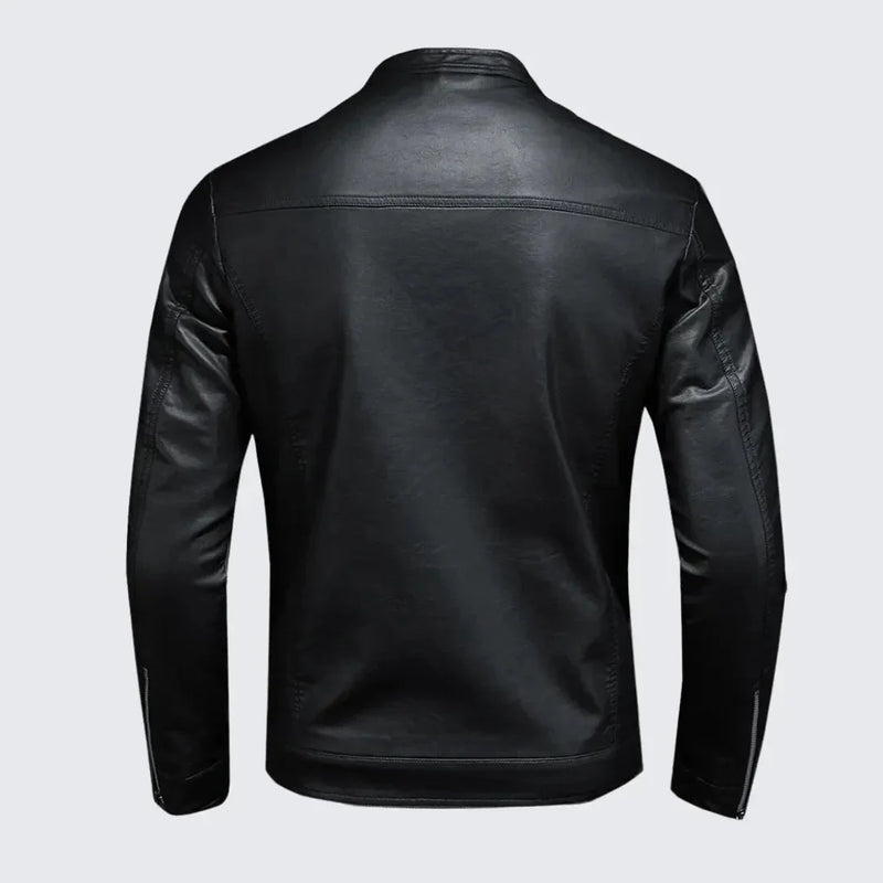 Chaqueta Masculina de Cuero Raven