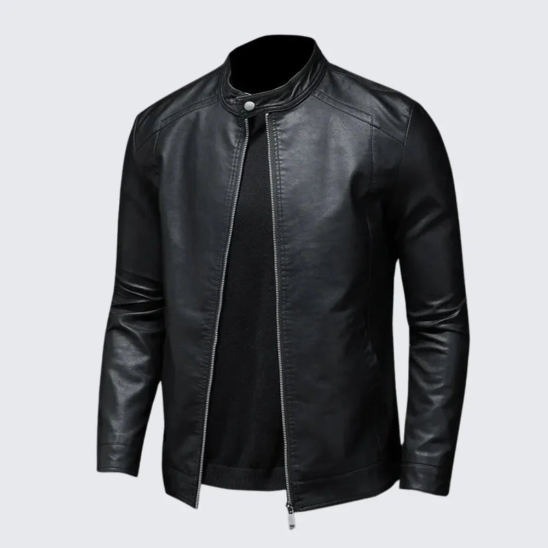 Chaqueta Masculina de Cuero Raven